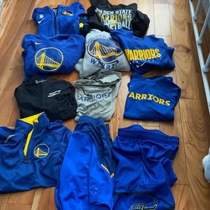 Golden State Warriors Sweatshirts, half zip, tees